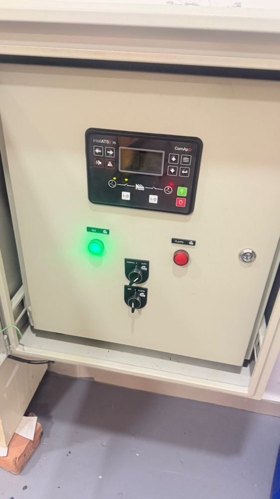 Tablero de control y transferencia de planta en Riohacha